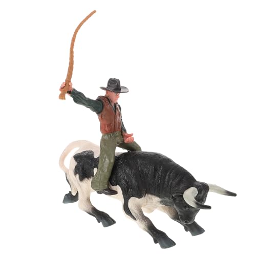 UPKOCH 1 Satz Stierkampfmodell Cowboy- Aufblasbares Kuhkostüm Bullenhandwerk Cowboy- Büffel Spielzeugbulle Bullenkostüm Stierkämpfendes Kuhspielzeug Rodeo Harz UPKOCH 1 Satz Stierkampfmodell Cowboy- Aufblasbares Kuhkostüm Bullenhandwerk Cowboy- Büffel Spielzeugbulle Bullenkostüm Stierkämpfendes Kuhspielzeug Rodeo Harz von UPKOCH