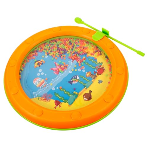 UPKOCH 1 Satz Surftrommel Trommelinstrument Welle Perlentrommel Winken Mit Trommeln Trommelspielzeug Schlaginstrument Percussion- Für Wave-trommeln Orange Plastik UPKOCH 1 Satz Surftrommel Trommelinstrument Welle Perlentrommel Winken Mit Trommeln Trommelspielzeug Schlaginstrument Percussion- Für Wave-trommeln Orange Plastik von UPKOCH