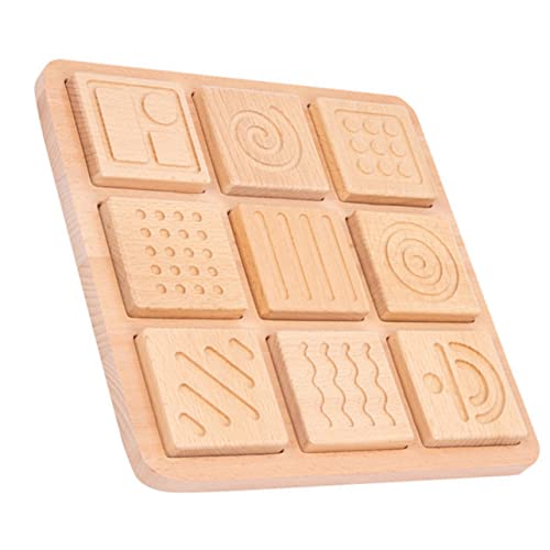 UPKOCH 1 Satz Taktiles Puzzle sensorisches für Spielzeuge für sensorische Spiele für kinderspielzeug geometrische zusammenpassende spielzeuge versorgen von UPKOCH