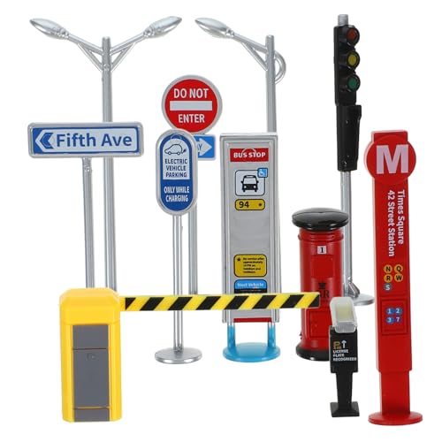 UPKOCH 1 Satz Verkehrsmodellspielzeug Miniatur Mini-Verkehrssperrschild Verkehrszeichen aus Straße Straßenschilder Spielset Mini-Verkehrszeichen Mini -Ampel Abs UPKOCH 1 Satz Verkehrsmodellspielzeug Miniatur Mini-Verkehrssperrschild Verkehrszeichen aus Straße Straßenschilder Spielset Mini-Verkehrszeichen Mini -Ampel Abs von UPKOCH