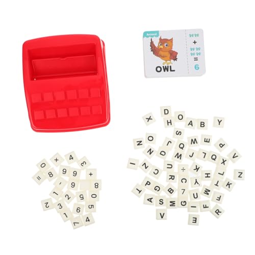 UPKOCH 1 Satz Wissenschafts-und Bildungs Maschine Für Buchstabenblöcke Passendes Buchstabenspiel Alphabetisierung Lustiges Spiel Wortschatz Rechtschreibspiel Plastik Rot UPKOCH 1 Satz Wissenschafts-und Bildungs Maschine Für Buchstabenblöcke Passendes Buchstabenspiel Alphabetisierung Lustiges Spiel Wortschatz Rechtschreibspiel Plastik Rot von UPKOCH