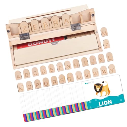 UPKOCH 1 Satz Wortbuchstabierspielzeug Kindererziehungsspielzeug Buchstabenblock Lernen Kleinkind-Puzzle Alphabet- Kinderbuchstabe Kognitives Kleinkind Rätsel Holz UPKOCH 1 Satz Wortbuchstabierspielzeug Kindererziehungsspielzeug Buchstabenblock Lernen Kleinkind-Puzzle Alphabet- Kinderbuchstabe Kognitives Kleinkind Rätsel Holz von UPKOCH