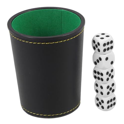 UPKOCH 1 Satz Würfel gesetzt Container Center groß Würfelspielspielzeug Zittern Würfelbecher Transportbecher für Würfel Halter für Spielwürfel Spielzubehör PU、ABS Schwarz UPKOCH 1 Satz Würfel gesetzt Container Center groß Würfelspielspielzeug Zittern Würfelbecher Transportbecher für Würfel Halter für Spielwürfel Spielzubehör PU、ABS Schwarz von UPKOCH