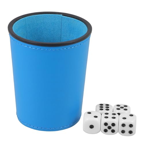 UPKOCH 1 Satz Würfel gesetzt Spiel Würfeltablett Würfelbecher leiser Schüttelbecher Würfelschüttler Würfelstapelbecher Behälter für Würfelstreuer Würfelhalter PU、ABS Blau UPKOCH 1 Satz Würfel gesetzt Spiel Würfeltablett Würfelbecher leiser Schüttelbecher Würfelschüttler Würfelstapelbecher Behälter für Würfelstreuer Würfelhalter PU、ABS Blau von UPKOCH