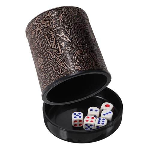 UPKOCH 1 Satz Würfelbecher für Spiele Tragbarer Dice Cup für Partys und Familienspiele Leicht und Stabil für Unterhaltungsaktivitäten und Reisen UPKOCH 1 Satz Würfelbecher für Spiele Tragbarer Dice Cup für Partys und Familienspiele Leicht und Stabil für Unterhaltungsaktivitäten und Reisen von UPKOCH