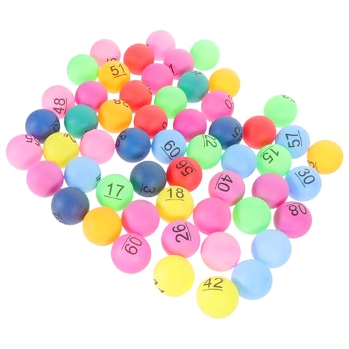 UPKOCH 1 Satz Zahlenball Verlosen Mini-zahlenkugeln Formen Groß Tombola Ziehball Farbig Party Gewinnspielkugeln Mit Zahlen Nummerierte Lottokugeln Lotterieball Plastik Bunt 60 Stück UPKOCH 1 Satz Zahlenball Verlosen Mini-zahlenkugeln Formen Groß Tombola Ziehball Farbig Party Gewinnspielkugeln Mit Zahlen Nummerierte Lottokugeln Lotterieball Plastik Bunt 60 Stück von UPKOCH