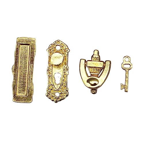 UPKOCH 1 Satz Zubehör Für Hardware-Dekoration Mini-Pull-Ring-Ornament Mini-Hardware-Handwerk Mini- -Pull-Ring- Dollhouse Lock Innendekoration Der Tür Mini-türschloss Metall Golden UPKOCH 1 Satz Zubehör Für Hardware-Dekoration Mini-Pull-Ring-Ornament Mini-Hardware-Handwerk Mini- -Pull-Ring- Dollhouse Lock Innendekoration Der Tür Mini-türschloss Metall Golden von UPKOCH
