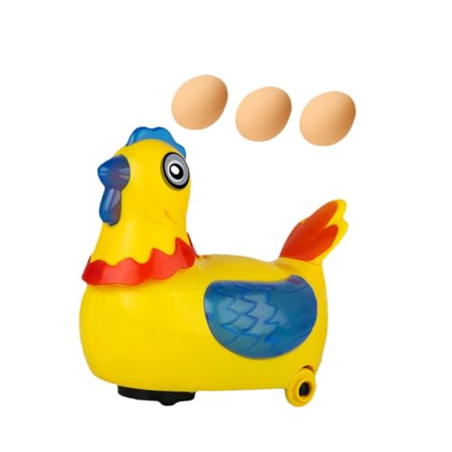 UPKOCH Huhn Und Eier Spielzeug Elektrische Henne Laufspielzeug Jungen Und Mädchen Lernspielzeug Verbessern Sie Die Operativen Fähigkeiten Uk Random von UPKOCH