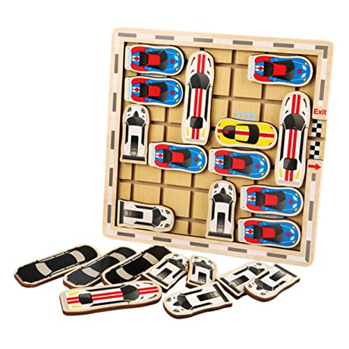 UPKOCH Auto-Labyrinth-Spielzeug Auto-Spielzeug Jungen Und Mädchen Logisches Denktraining Spielzeug Bewegliches Autospiel Holzspielzeug von UPKOCH