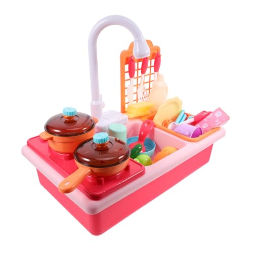 UPKOCH 1 Satz geschirrspüler für Spielküchenzubehör Kitchen Set for spülbecken für kinderküche Kleinkind Waschbecken sinken mit fließendem Wasser Plastik Rosa UPKOCH 1 Satz geschirrspüler für Spielküchenzubehör Kitchen Set for spülbecken für kinderküche Kleinkind Waschbecken sinken mit fließendem Wasser Plastik Rosa von UPKOCH
