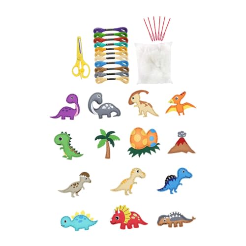 UPKOCH Tragbares Kinderspielzeug-Set 14-teilig Dinosaurier Basteln Lustiges Lernspielzeug von UPKOCH