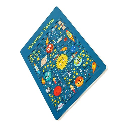 UPKOCH Kinder-Puzzle-Set Aus Holz – Weltraum-Planeten-Puzzle Für Kleinkinder Von 1–3 Jahren Entwicklung Von Intelligenz Feinmotorik von UPKOCH