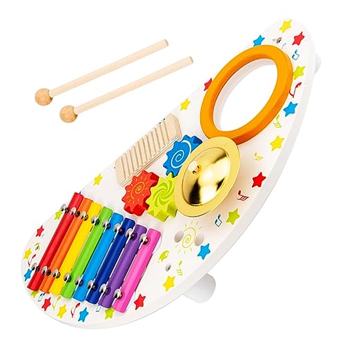 UPKOCH 1 Satz kinderinstrumente Kinder musikinstrumente Spielset aus Holz Xylophon Musikspielzeug für Kindererziehung lustiges Musikspielzeug Multifunktion Andere Lernspielzeuge Geschenk von UPKOCH