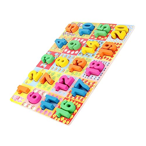 UPKOCH 1 Satz kognitives kinderspielzeug für zahlenrätsel spielzeuge - Toy Set Rätselspielzeug Holzbausteine Frühes Bildungsspielzeug Papier UPKOCH 1 Satz kognitives kinderspielzeug für zahlenrätsel spielzeuge - Toy Set Rätselspielzeug Holzbausteine Frühes Bildungsspielzeug Papier von UPKOCH
