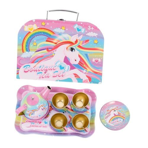 UPKOCH Tea Party Toys Tragbarer Weißblech-teeservice-Koffer Für Rollenspiele Für Kinder UPKOCH Tea Party Toys Tragbarer Weißblech-teeservice-Koffer Für Rollenspiele Für Kinder von UPKOCH