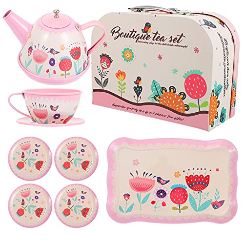 UPKOCH 1 Satz -teeservice Tu So, Als Würdest Du Teezeit Essenszubehör Für Kleine Mädchen Hausspielzeug Rosa Weißblech UPKOCH 1 Satz -teeservice Tu So, Als Würdest Du Teezeit Essenszubehör Für Kleine Mädchen Hausspielzeug Rosa Weißblech von UPKOCH