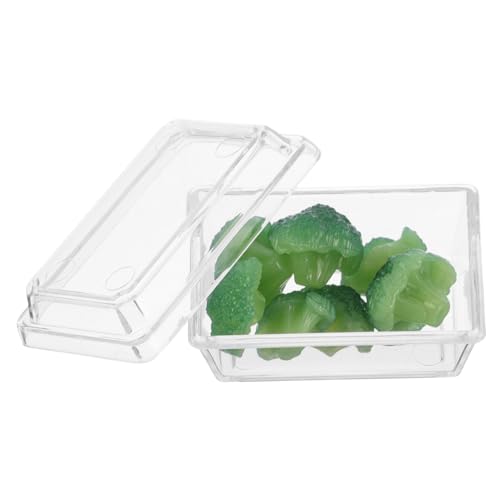 UPKOCH 1 Schachtel Essbares Mini-gemüse Miniaturen Zum Basteln Miniaturspielzeug Für Mädchen Mini-küchenmodell Puppenhaus-Essen- -Dekorationen Essen Im Mini-puppenhaus Plastik von UPKOCH
