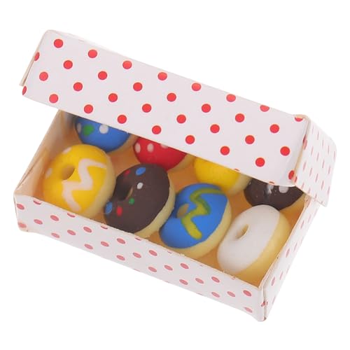 UPKOCH 1 Schachtel Simulations-Donut Mini-hausverzierung Dessert-Modell Mini-hausschmuck Kreative DIY-Dekoration Mini-verzierung DIY Simulierte Requisite Harz Colorful UPKOCH 1 Schachtel Simulations-Donut Mini-hausverzierung Dessert-Modell Mini-hausschmuck Kreative DIY-Dekoration Mini-verzierung DIY Simulierte Requisite Harz Colorful von UPKOCH