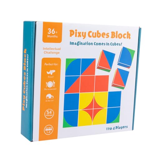 UPKOCH 1 Schachtel Stapelblöcke lernspiele für spielsachen für kinderspielzeug spielsachen Baustein räumliche Denkblockade Bambus Colorful von UPKOCH