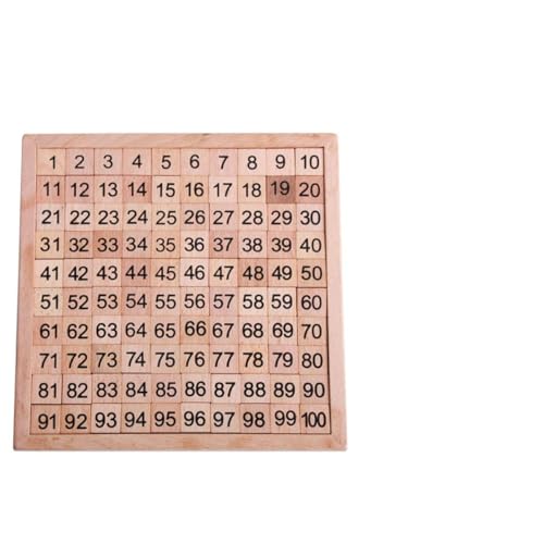 UPKOCH 1 Set 1 100 Zahlenpuzzle Holzspielzeug Für Kleinkinder Pädagogisches Lernspielzeug Zur Frühen Bildung Lustiges Zahlenlernen Für Und Vorschulkinder von UPKOCH