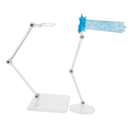 UPKOCH 1 Set Action-Figuren-ständer Mit Effekt-präsentationsständer Für Anime-Modelle Und Puppen, Tisch-Action-Figuren-präsentationsständer, Kunststoff-präsentationsständer Mit Wirkung von UPKOCH