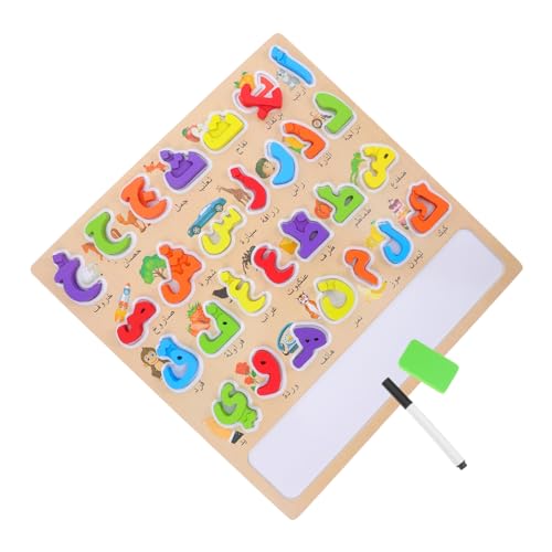 UPKOCH 1 Set Arabisches Alphabet Für Kinder: Holzpuzzle Mit Arabischem Alphabet, Montessori-Spielzeug, Wörterpuzzle, Vorschul-lernspiel UPKOCH 1 Set Arabisches Alphabet Für Kinder: Holzpuzzle Mit Arabischem Alphabet, Montessori-Spielzeug, Wörterpuzzle, Vorschul-lernspiel von UPKOCH