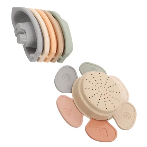 UPKOCH Kleinkind Badespaß Baby Schwimmendes Stapelbecher-Boot-Set Mit Badelöffel UPKOCH Kleinkind Badespaß Baby Schwimmendes Stapelbecher-Boot-Set Mit Badelöffel von UPKOCH
