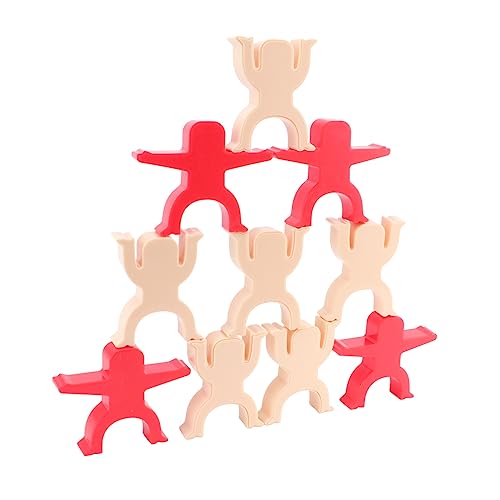 UPKOCH 1 Set Balance Bausteine Frühes Lernspielzeug Pädagogisches Baustein Baustein Kognition Für Stapelblöcke Kinderspielzeug Bunt Aus Holz von UPKOCH