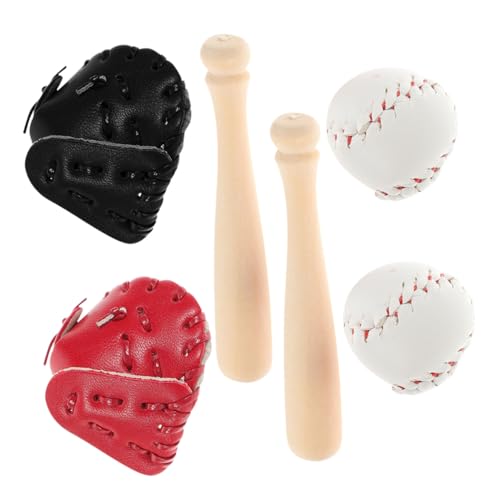UPKOCH Miniatur-baseballhandschuh-Modell 3-teiliges Set Zum Rollenspiel Dekoratives Spielzeug Für Jungen Und Mädchen UPKOCH Miniatur-baseballhandschuh-Modell 3-teiliges Set Zum Rollenspiel Dekoratives Spielzeug Für Jungen Und Mädchen von UPKOCH