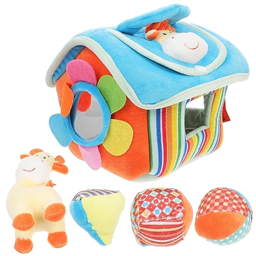 UPKOCH Kognitives Spielzeug Für Kleinkinder Baby-Sensory-Spielzeug-Set Plüschhaus-Spielzeug Soundpapier Frühes Lernspielzeug Für Jungen Und Mädchen UPKOCH Kognitives Spielzeug Für Kleinkinder Baby-Sensory-Spielzeug-Set Plüschhaus-Spielzeug Soundpapier Frühes Lernspielzeug Für Jungen Und Mädchen von UPKOCH