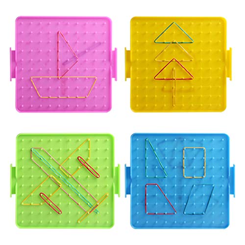 UPKOCH 1 Set Doppelseitiges Geoboard-Set Mathematik-Ressourcen Mathematische Kinder-Geoboards Mit Gummi Grundschulmathematik Nagelbrett Geometrie 14 cm UPKOCH 1 Set Doppelseitiges Geoboard-Set Mathematik-Ressourcen Mathematische Kinder-Geoboards Mit Gummi Grundschulmathematik Nagelbrett Geometrie 14 cm von UPKOCH