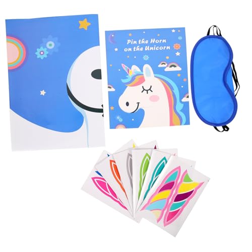 UPKOCH 1 Set Einhorn Spielzeugaufkleber Für Kleinkindspielzeug Kreatives Einhorn Partyspiel Pin The Game Pin Spiel Spiele Für Geburtstagsfeiern Kinderpartyspiele Lustiges Einhorn UPKOCH 1 Set Einhorn Spielzeugaufkleber Für Kleinkindspielzeug Kreatives Einhorn Partyspiel Pin The Game Pin Spiel Spiele Für Geburtstagsfeiern Kinderpartyspiele Lustiges Einhorn von UPKOCH