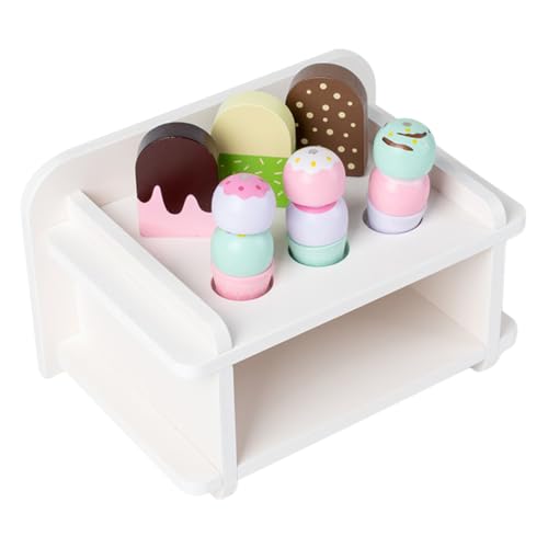 UPKOCH Eisstock-Spielzeug Simulationseis Aus Holz Partygeschenk Dekoratives Eismodell Künstliches Eisspielzeug Für Kinder von UPKOCH