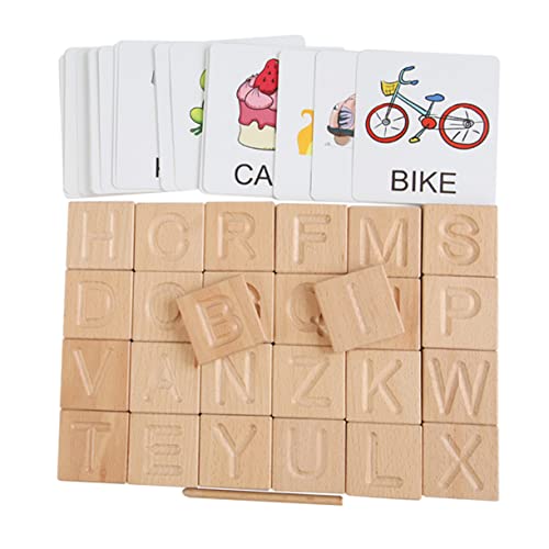 UPKOCH Pädagogisches Alphabet-Spielzeug 1 Set Frühes Spielzeug Für Kleinkinder Farbsortierung Sensorisches Spielzeug Kognitives Spielzeug Für Jungen Und Mädchen von UPKOCH