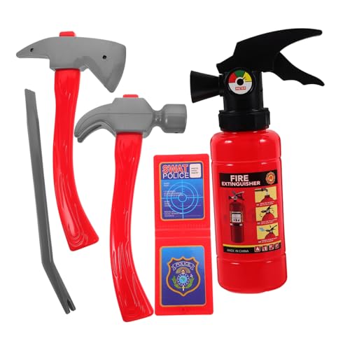 UPKOCH 1 Set Feuer Anzug Outdoor Spiele Für Bad Feuerwehrmann Outdoor Ausrüstung Für Rote Abs von UPKOCH