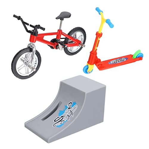 UPKOCH 1 Set Finger Skateboard Zappel Finger Skateboards Schreibtisch Mini Finger Faltroller Faltroller Fingerspiel Fahrrad Tragbares Finger Roter Kunststoff von UPKOCH