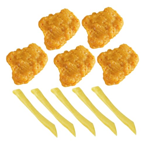 UPKOCH 1 Set Gefälschte Chicken Nuggets Und Pommes Frites Frittierte Künstliche Pommes Frites Künstliches Realistisches Fast Food Gefälschte Lebensmittel Requisiten Küchenspiel UPKOCH 1 Set Gefälschte Chicken Nuggets Und Pommes Frites Frittierte Künstliche Pommes Frites Künstliches Realistisches Fast Food Gefälschte Lebensmittel Requisiten Küchenspiel von UPKOCH
