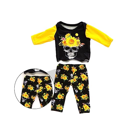 UPKOCH 1 Set Halloween Puppenkleidung Outfits Halloween Kostüme Mädchenkleidung Babypuppenkleidung Puppenkleidung Kleidung Für Puppe Schwarz von UPKOCH