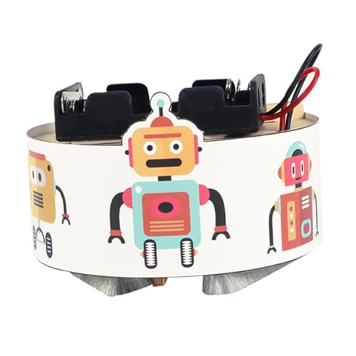 UPKOCH 1 Set Kehrroboter Aus Holz DIY Bastelarbeiten Wissenschaftliches DIY Für Frühes Lernspielzeug Roboterspielzeug DIY Kognitives Montageroboterspielzeug DIY von UPKOCH