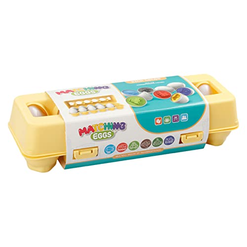 UPKOCH 1 Set Kindergeschenk Kinderspielzeug Lernspielzeug Eierspielzeug Lernspielzeug Passendes Simulationsspielzeug Pädagogisches Formspielzeug Transportwerkzeug Kognitives Kreatives von UPKOCH