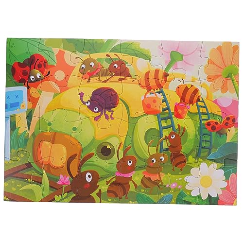 UPKOCH 1 Set Kinderpuzzle Papierpuzzles Für Kinder Im Alter Von 3–5 Jahren Vorschulpuzzles Vorschulspielzeug Kleinkindspielzeug Papierpuzzles Für Kleinkinder Kinderpuzzles Im Alter von UPKOCH