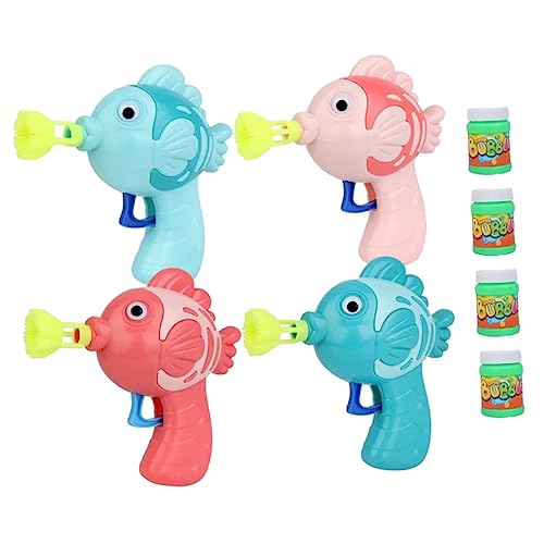 UPKOCH 1 Set Kleine Fische Seifenblasenmaschine Kinderspielzeug Seifenblasengebläse Kinderspielzeug Outdoor Seifenblasenmacher Kinderfestival Umwelt Abs von UPKOCH