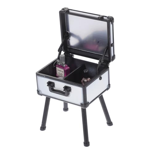UPKOCH Mini Puppenhaus Make-up Tasche Zubehör Set Winzige Make-up Aufbewahrungsbox Modell Für Kommode Tisch UPKOCH Mini Puppenhaus Make-up Tasche Zubehör Set Winzige Make-up Aufbewahrungsbox Modell Für Kommode Tisch von UPKOCH