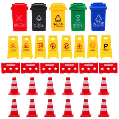 UPKOCH 1 Set Lehre Müll Mini Verkehrs Zeichen Mini Verkehrs Miniatur Verkehrs Barriere Pädagogisches Verkehrs Signal Kunststoff UPKOCH 1 Set Lehre Müll Mini Verkehrs Zeichen Mini Verkehrs Miniatur Verkehrs Barriere Pädagogisches Verkehrs Signal Kunststoff von UPKOCH