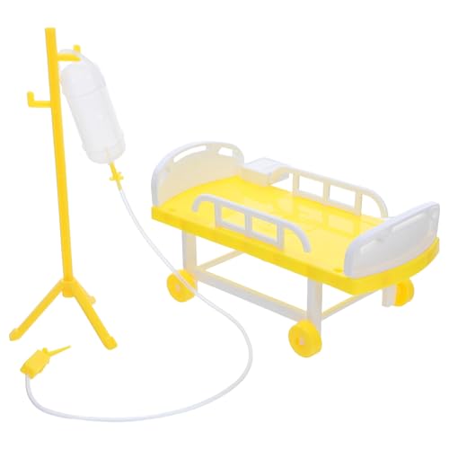 UPKOCH 1 Set Medizinisches Spielset für Kinder, Realistisches Infusions- Und Bettset, Rollenspiel, Lernspielzeug für Kleinkinder, Puppenhauszubehör für Zuhause Und Den Kindergarten von UPKOCH
