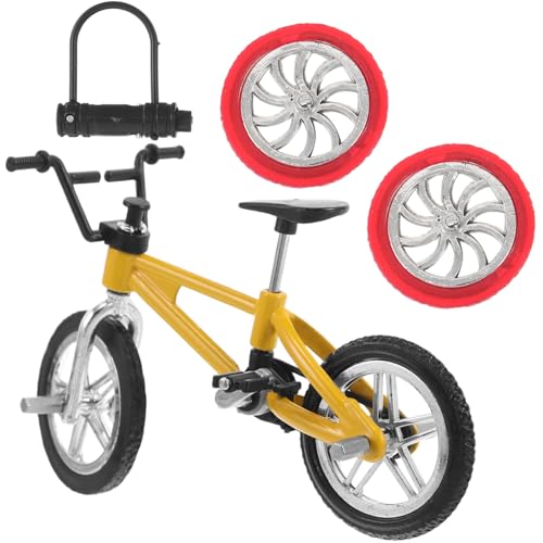 UPKOCH 1 Set Mini-Fingerfahrrad-Modellspielzeug Aus Legierung Realistische Miniatur-Fahrradornamente Fahrradszenen-Requisiten Für Fahrradspielzeug Partygeschenk Klassenzimmerpreis von UPKOCH