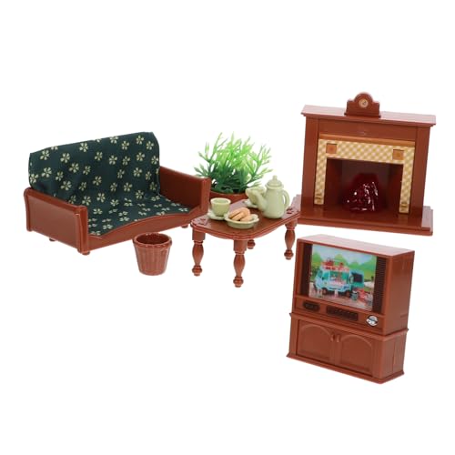 UPKOCH Jungen Und Mädchen Spielzeug 1 Set Mini Möbel Modell Puppe Wohnzimmer Szene Layout Zubehör von UPKOCH