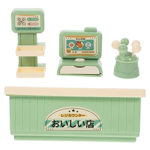 UPKOCH 1 Set Mini Kassierer Registrierkasse Registrierkasse Für Geburtstagsgeschenk Spielhaus Requisite Kinderspielzeug Wiederverwendbar Puppenhaus Kinderspielzeug von UPKOCH