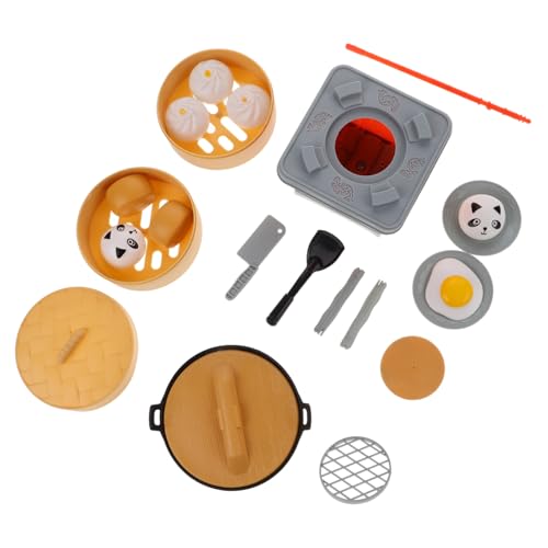 UPKOCH 1 Set Mini-küchenherd-Set Rollenspiel-kochspielzeug Für Jungen Und Mädchen Realistisches Mini-kochgeschirr Und Küchenzubehör von UPKOCH