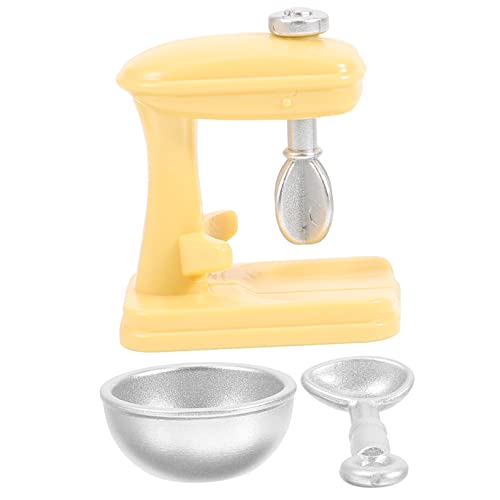 UPKOCH 1 Set Mini Mixer Miniatur Küche Puppenhaus Mixer Puppenhaus Mixer Kaffeemaschine Spielset Rollenspiel Sammlerstück Mini Modell Heim Ornament Zubehör Abs von UPKOCH